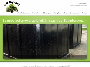 Wytrzymałe na uszkodzenia szamba betonowe